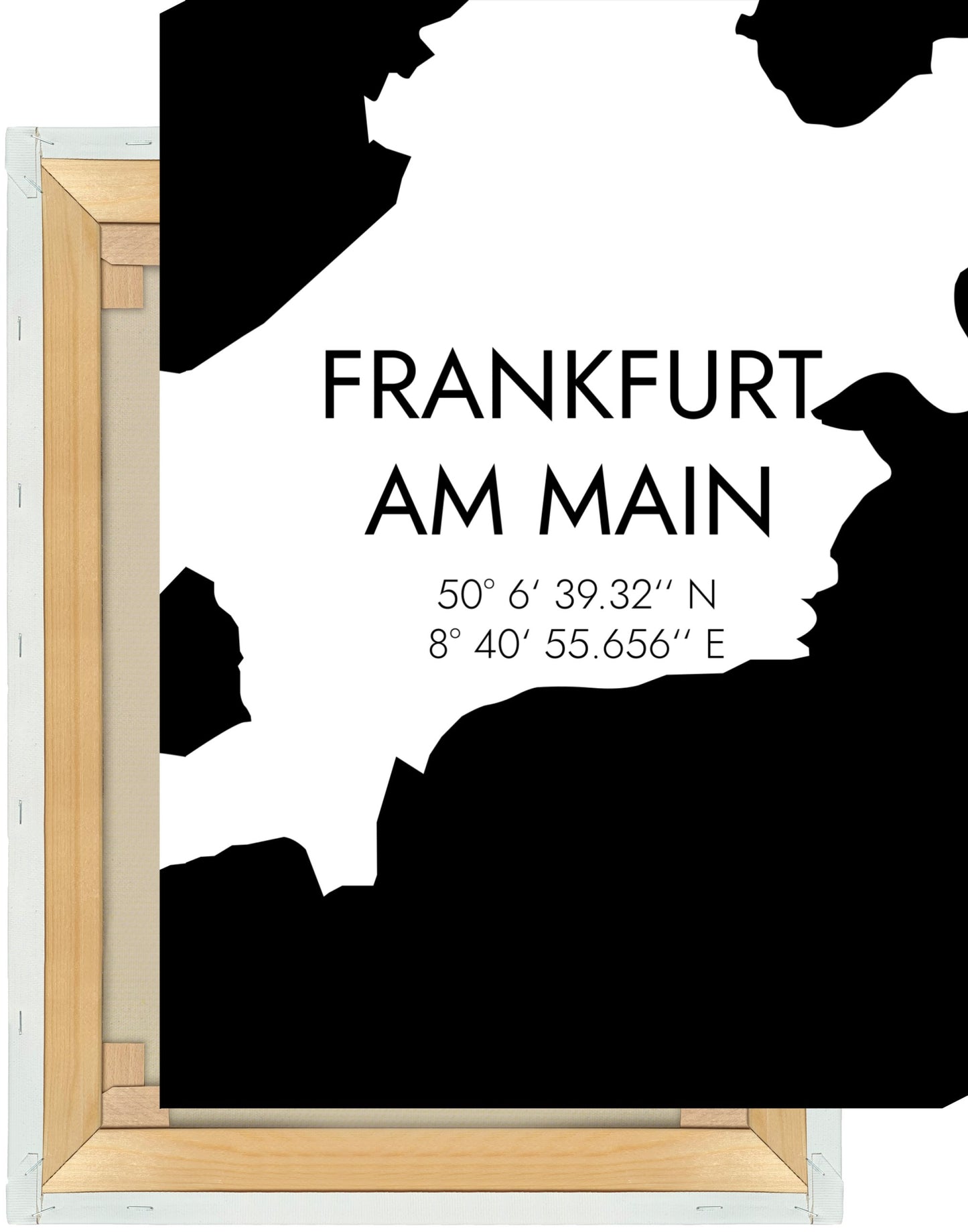 Leinwand Frankfurt am Main Koordinaten #5