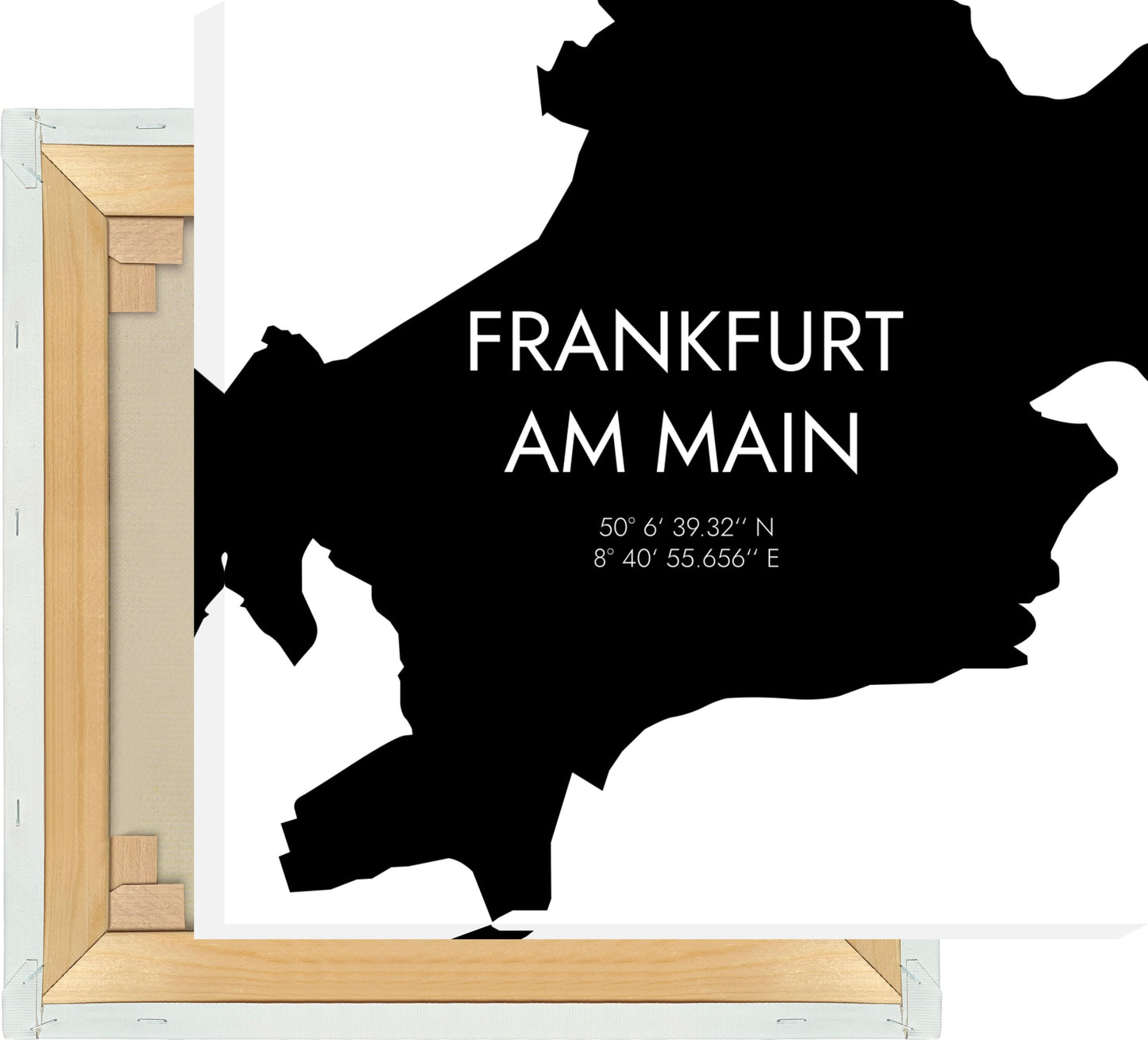 Leinwand Frankfurt am Main Koordinaten #5