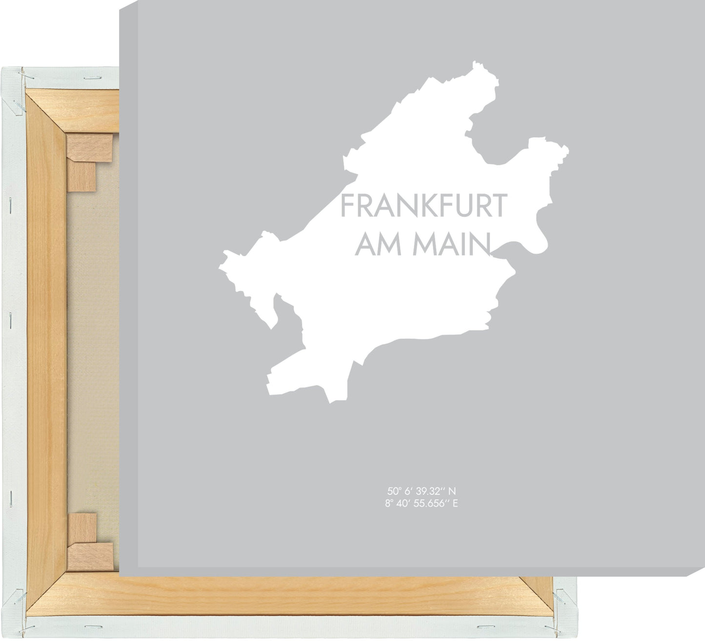 Leinwand Frankfurt am Main Koordinaten #6