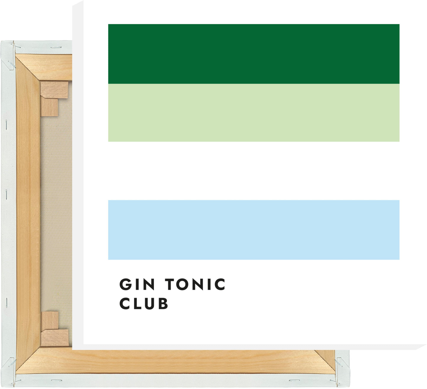 Leinwand Gin Tonic Club (Gurke/Rosmarin)