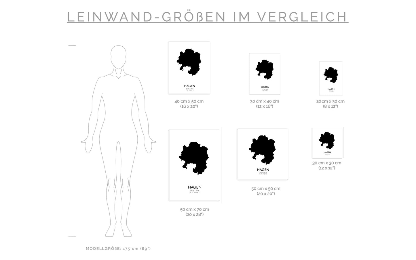 Leinwand Hagen Koordinaten #3