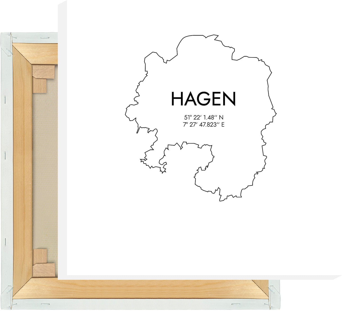 Leinwand Hagen Koordinaten #7