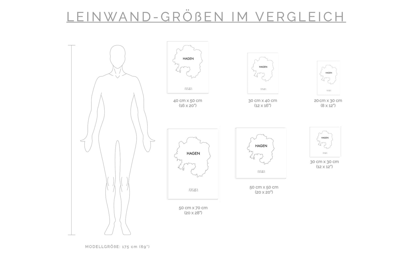 Leinwand Hagen Koordinaten #8