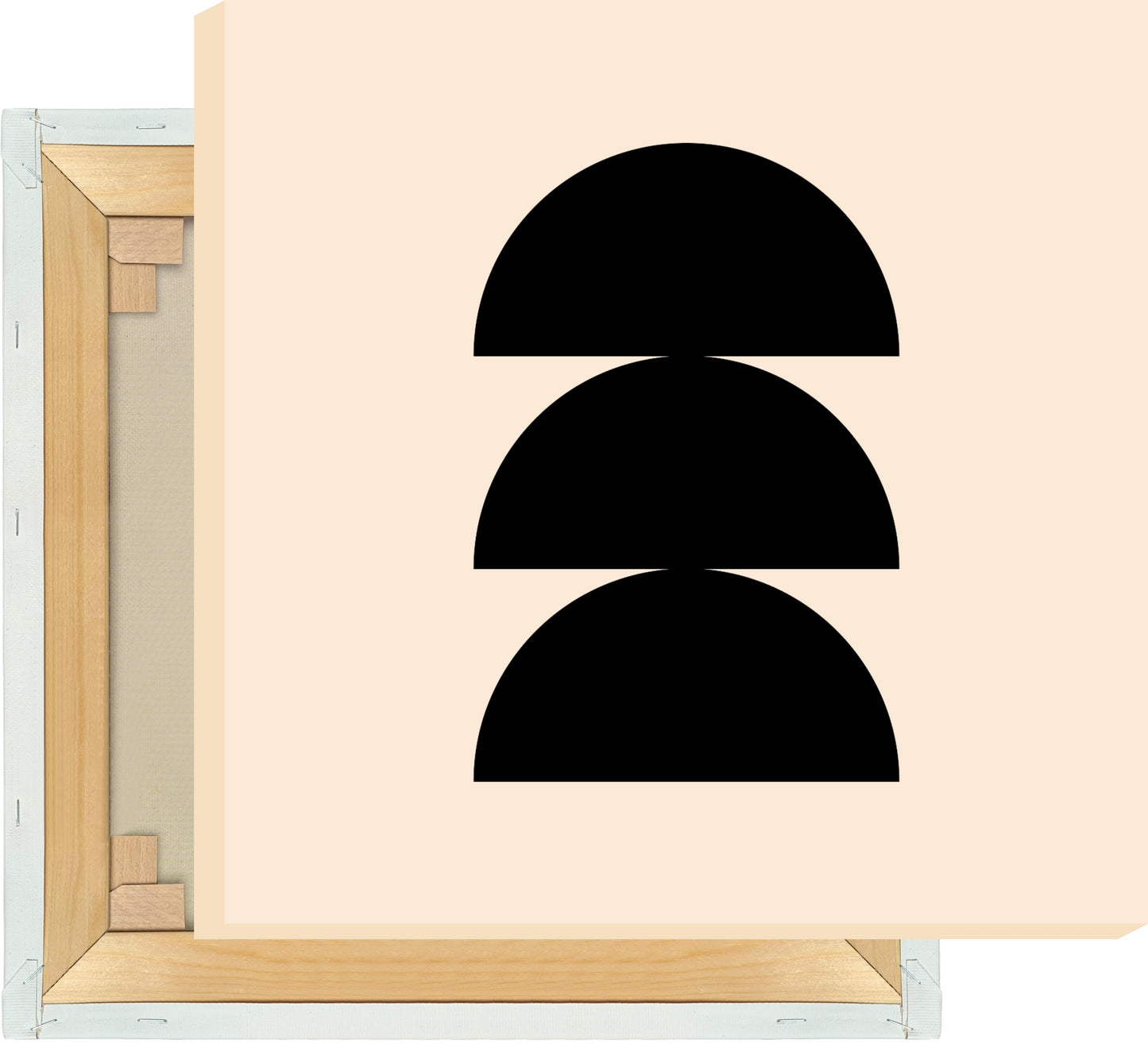 Leinwand Half Circles - Halbkreise