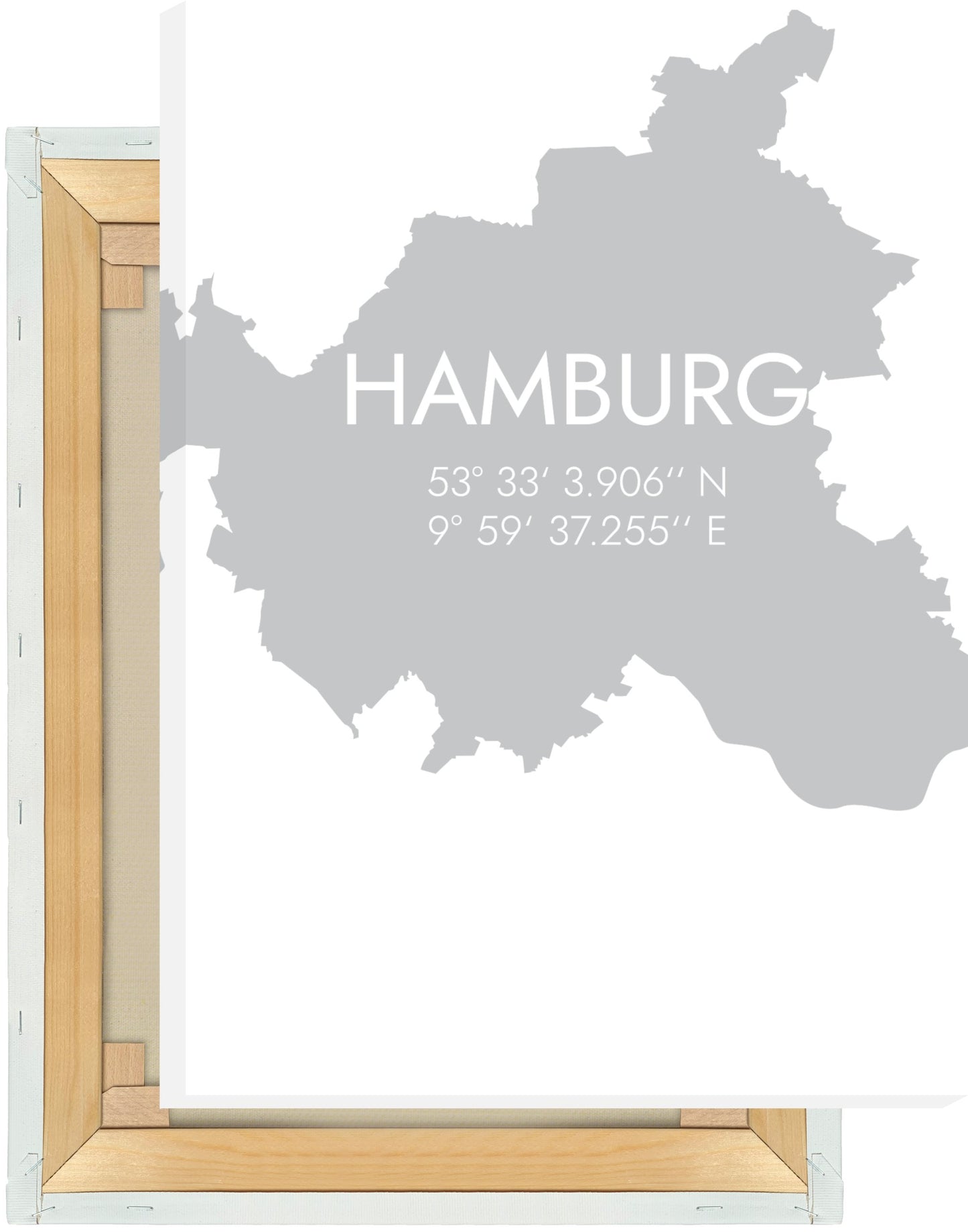 Leinwand Hamburg Koordinaten #5