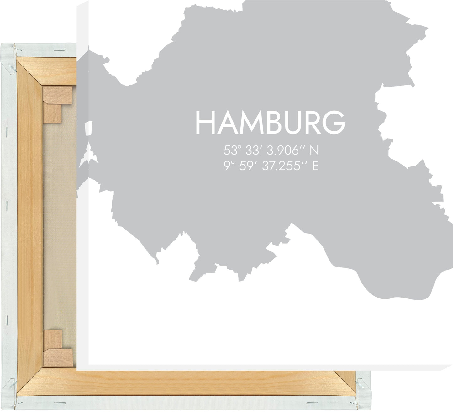 Leinwand Hamburg Koordinaten #5
