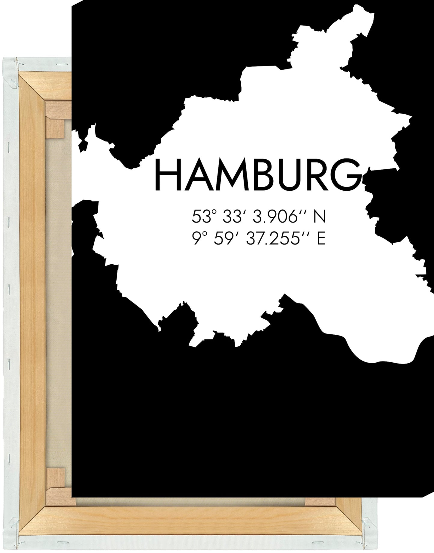 Leinwand Hamburg Koordinaten #5