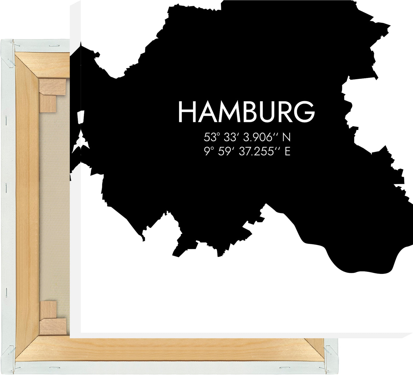 Leinwand Hamburg Koordinaten #5