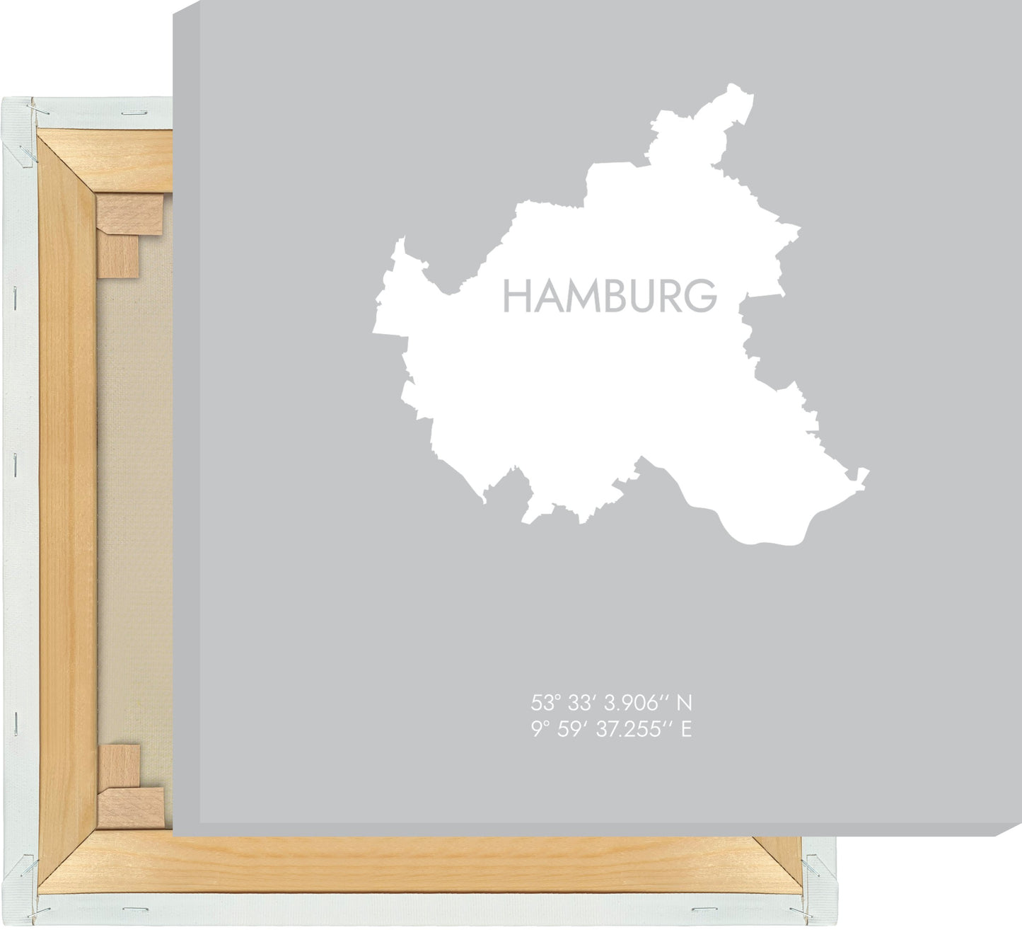Leinwand Hamburg Koordinaten #6