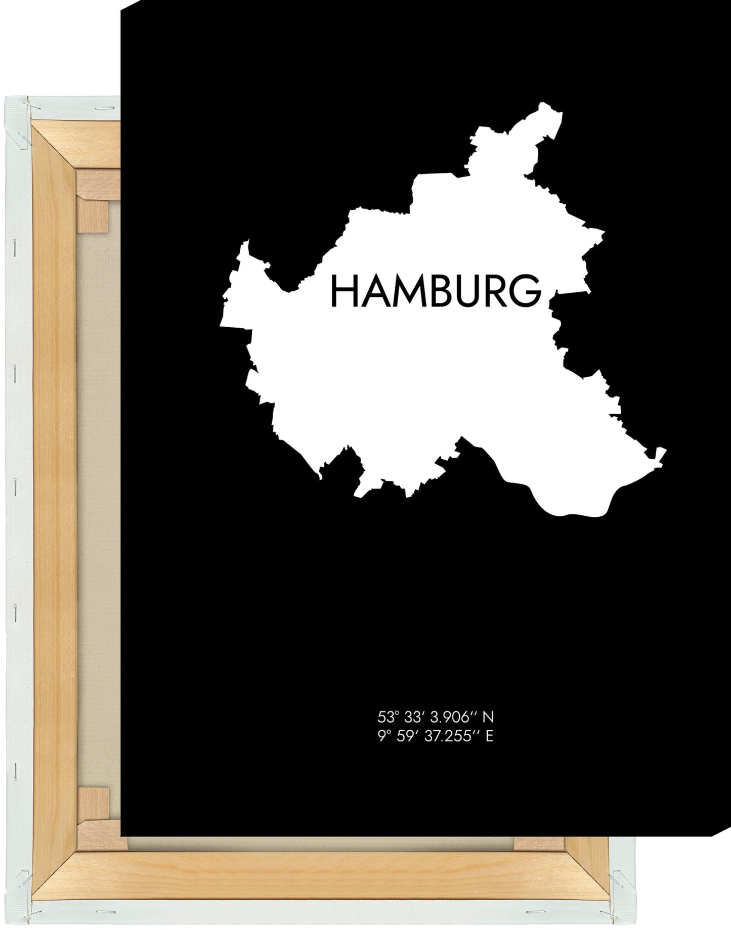 Leinwand Hamburg Koordinaten #6