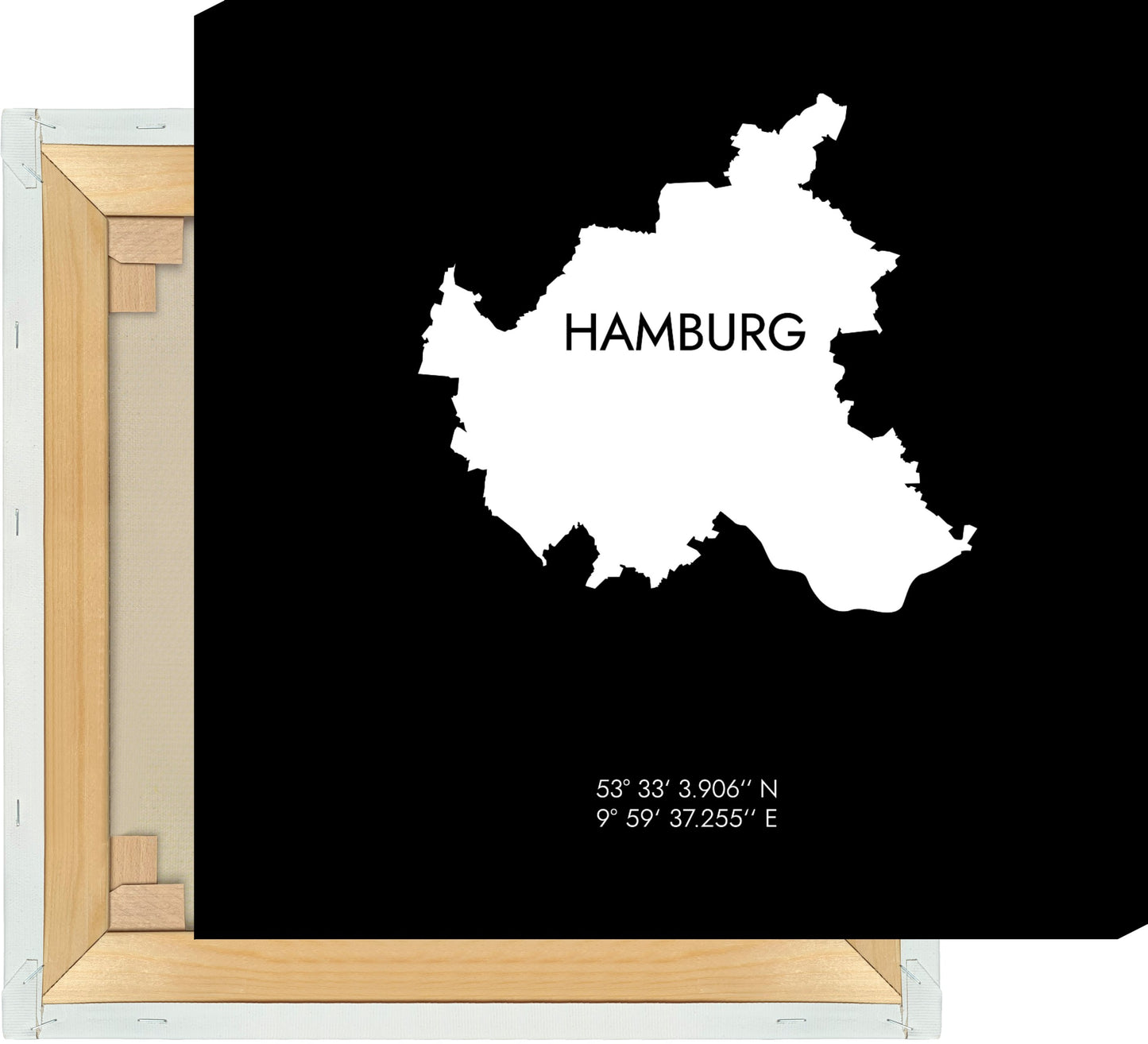 Leinwand Hamburg Koordinaten #6