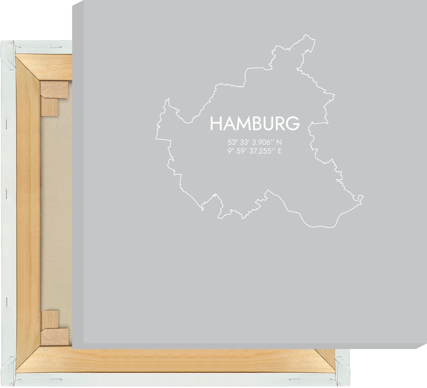 Leinwand Hamburg Koordinaten #7
