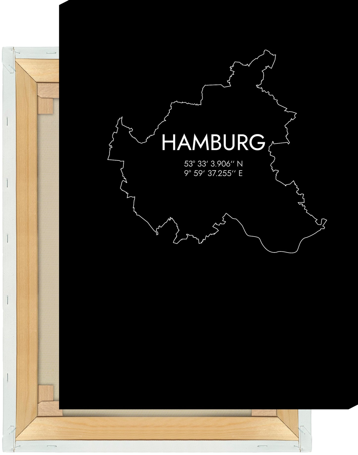 Leinwand Hamburg Koordinaten #7