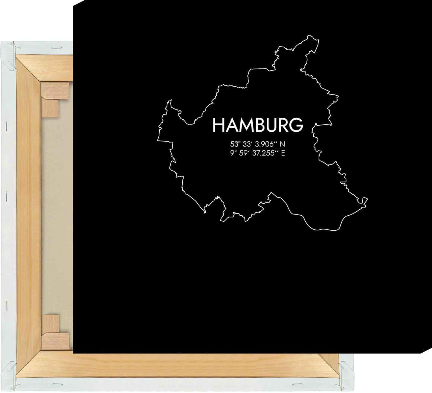 Leinwand Hamburg Koordinaten #7