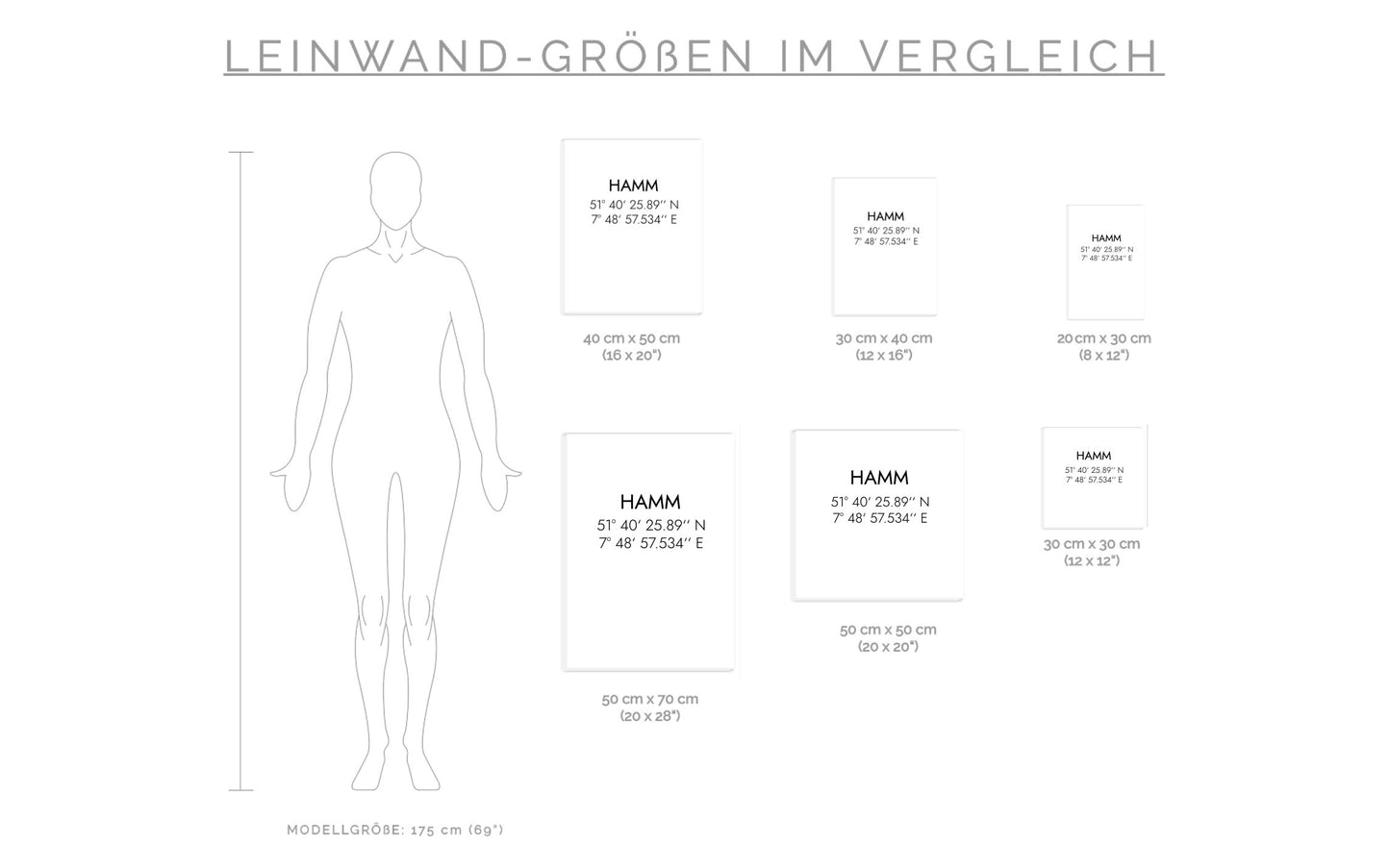 Leinwand Hamm Koordinaten #1