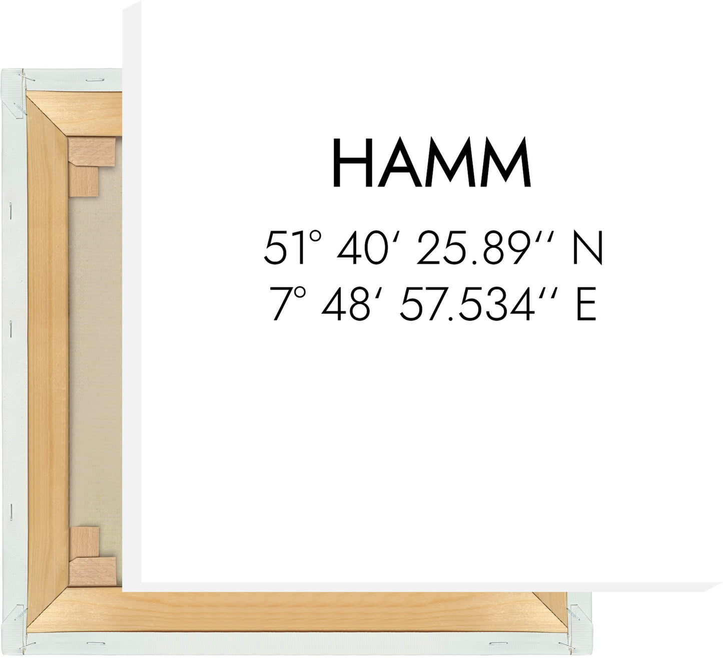 Leinwand Hamm Koordinaten #1