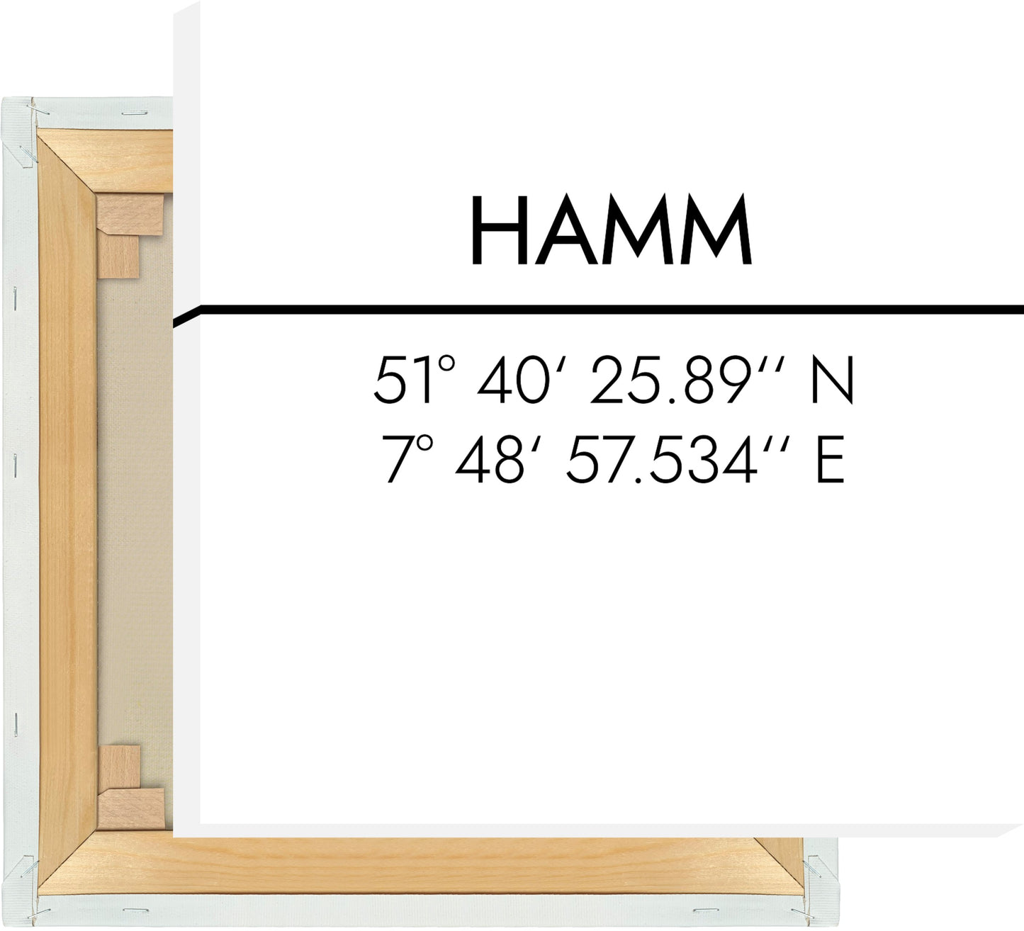 Leinwand Hamm Koordinaten #2
