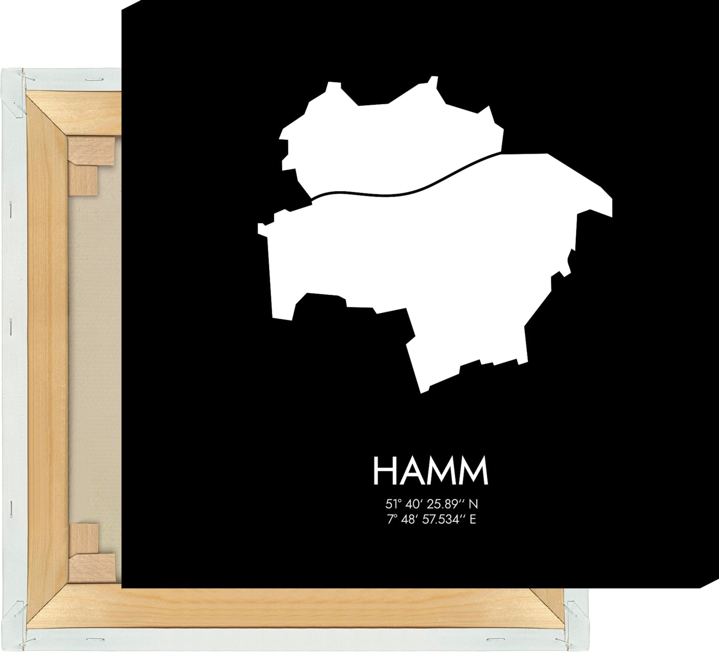 Leinwand Hamm Koordinaten #3