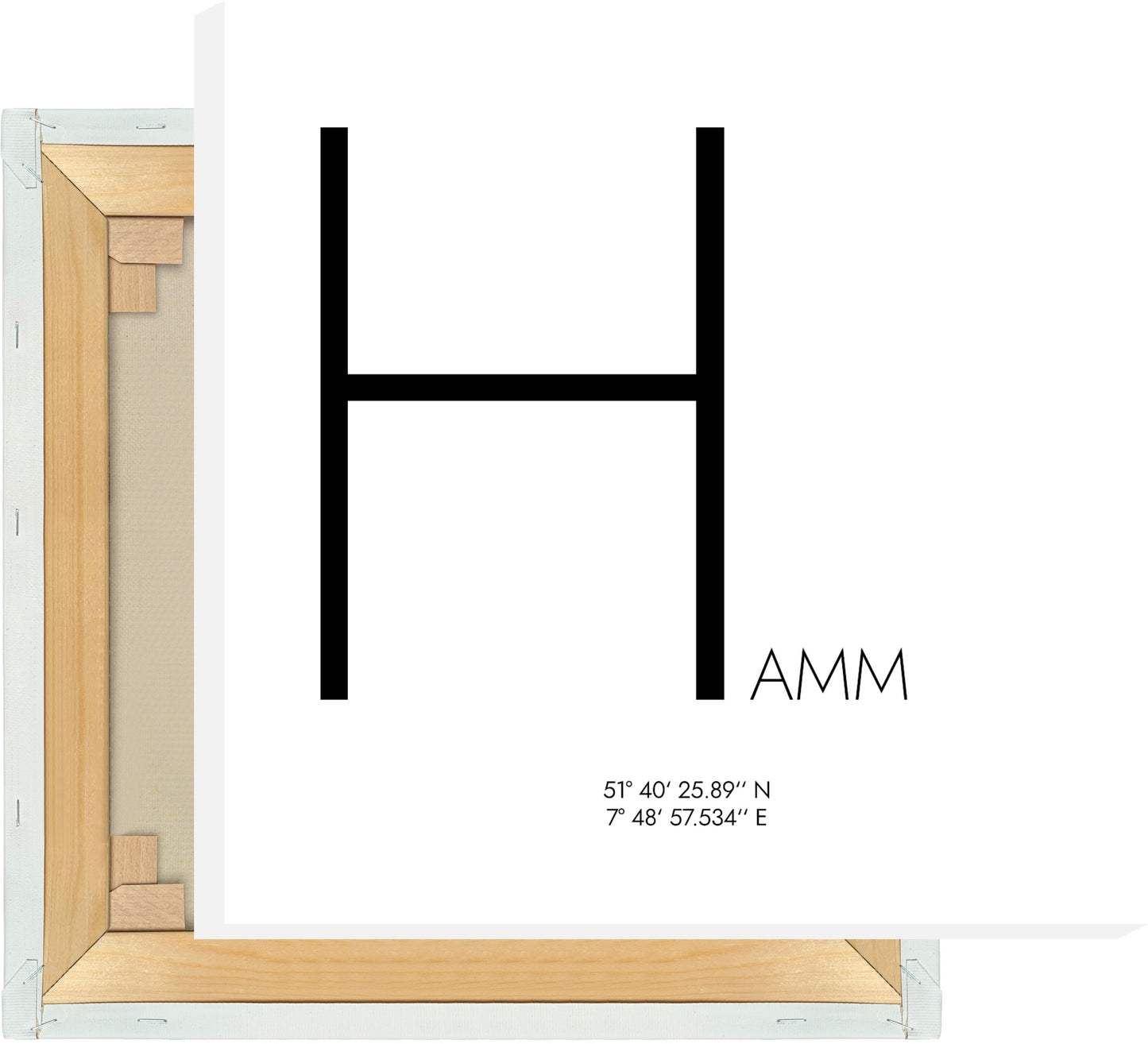 Leinwand Hamm Koordinaten #4