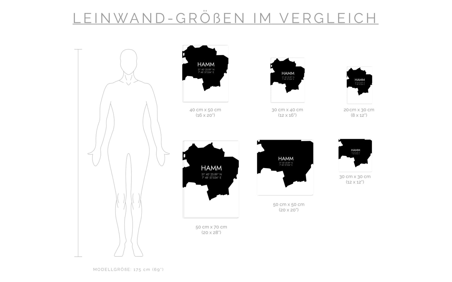 Leinwand Hamm Koordinaten #5