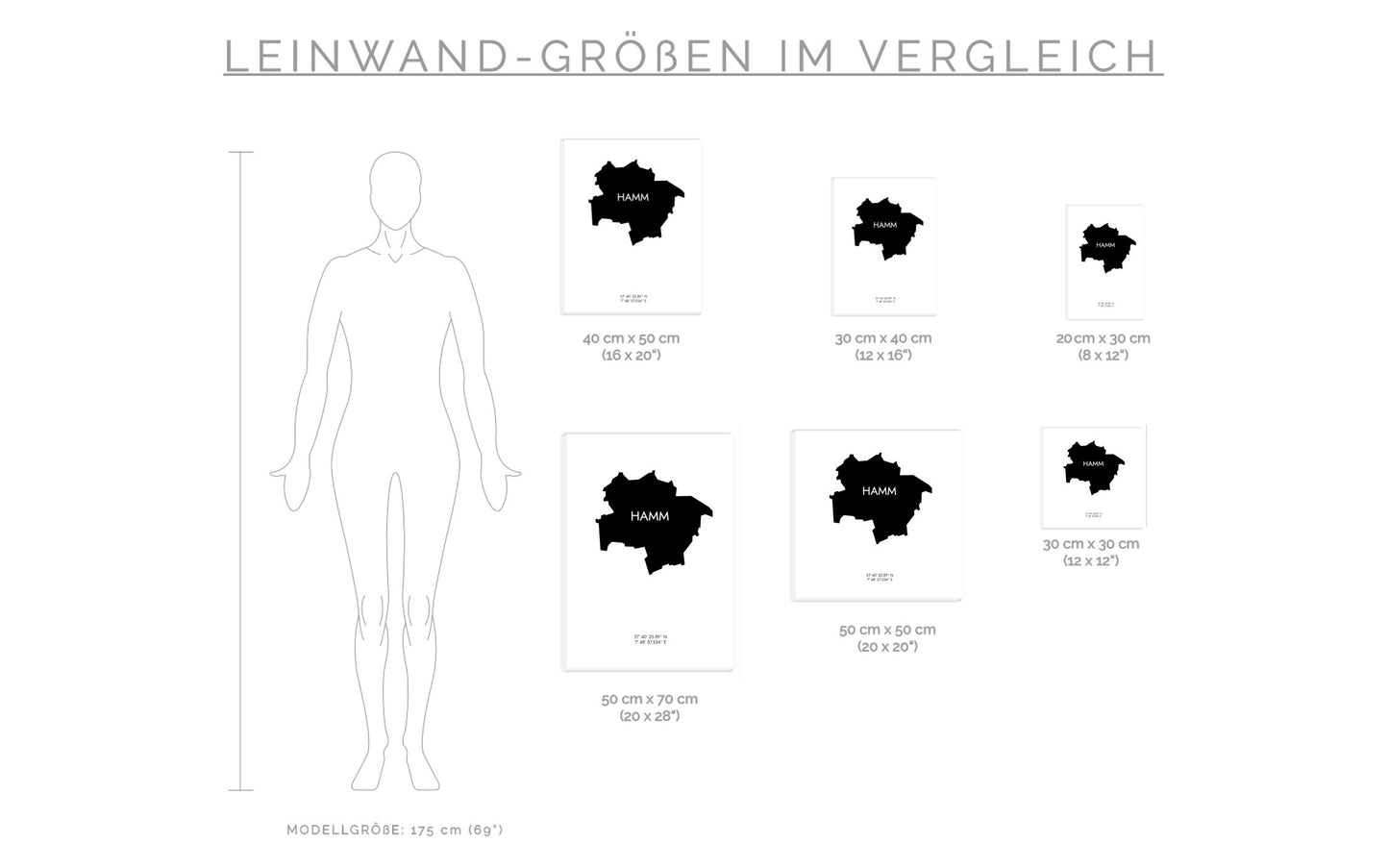 Leinwand Hamm Koordinaten #6