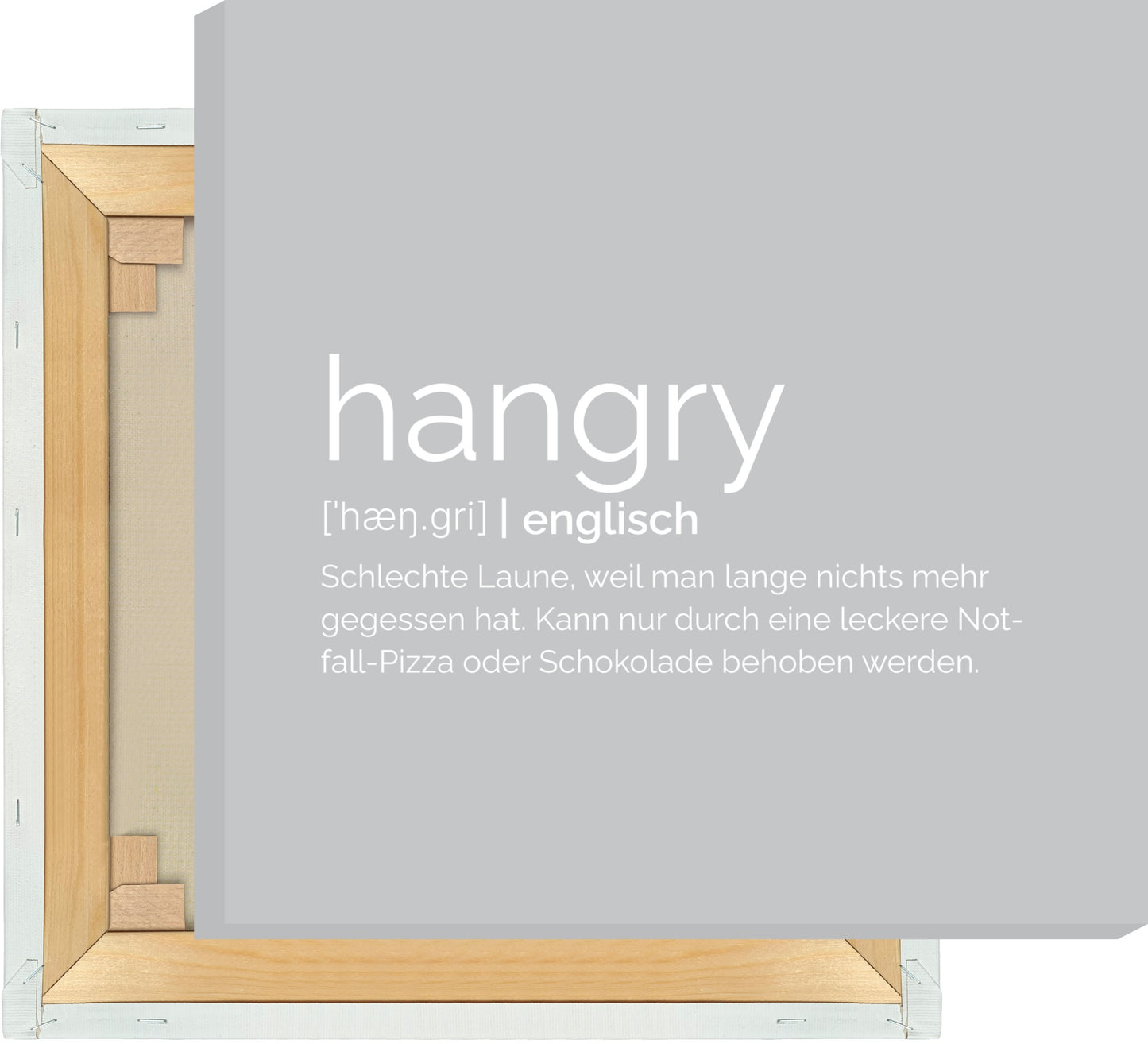 Leinwand Hangry