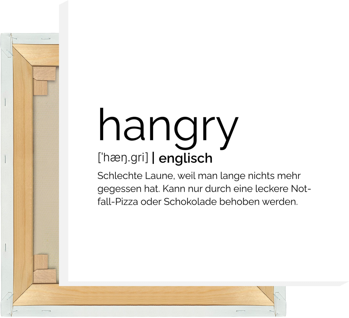 Leinwand Hangry