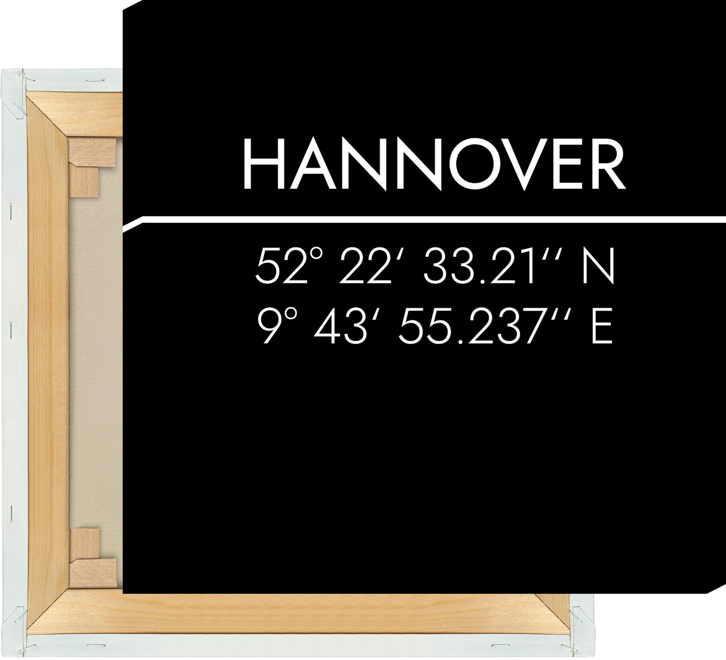 Leinwand Hannover Koordinaten #2