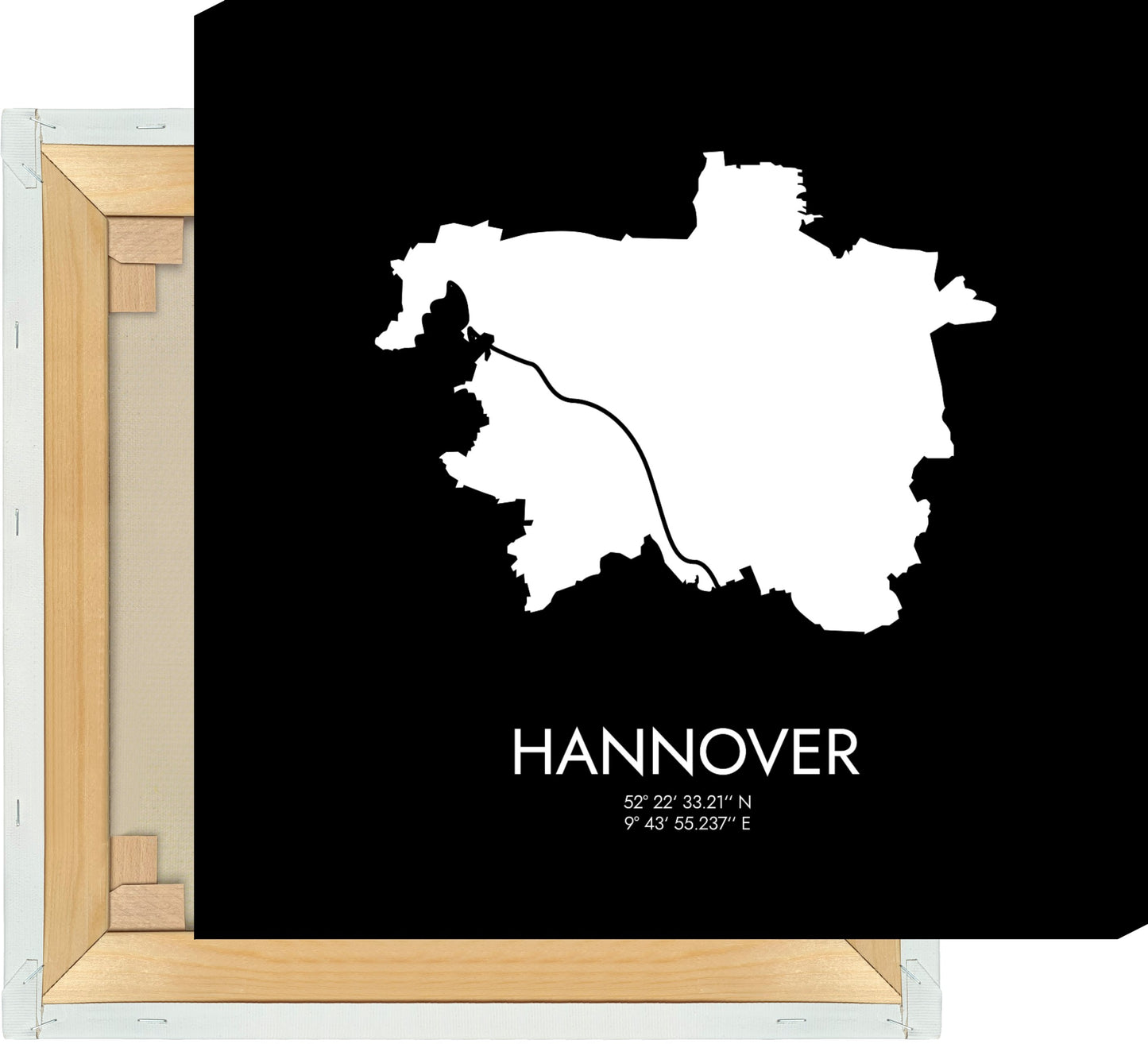 Leinwand Hannover Koordinaten #3