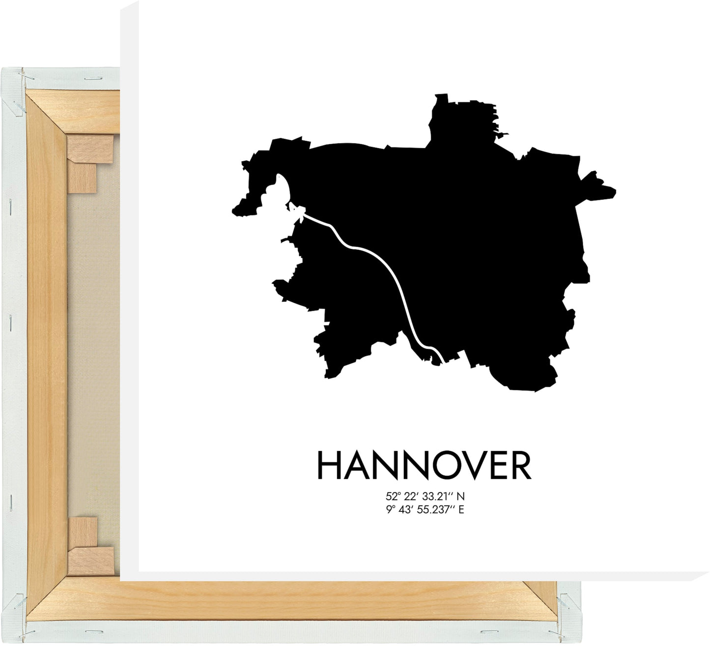 Leinwand Hannover Koordinaten #3