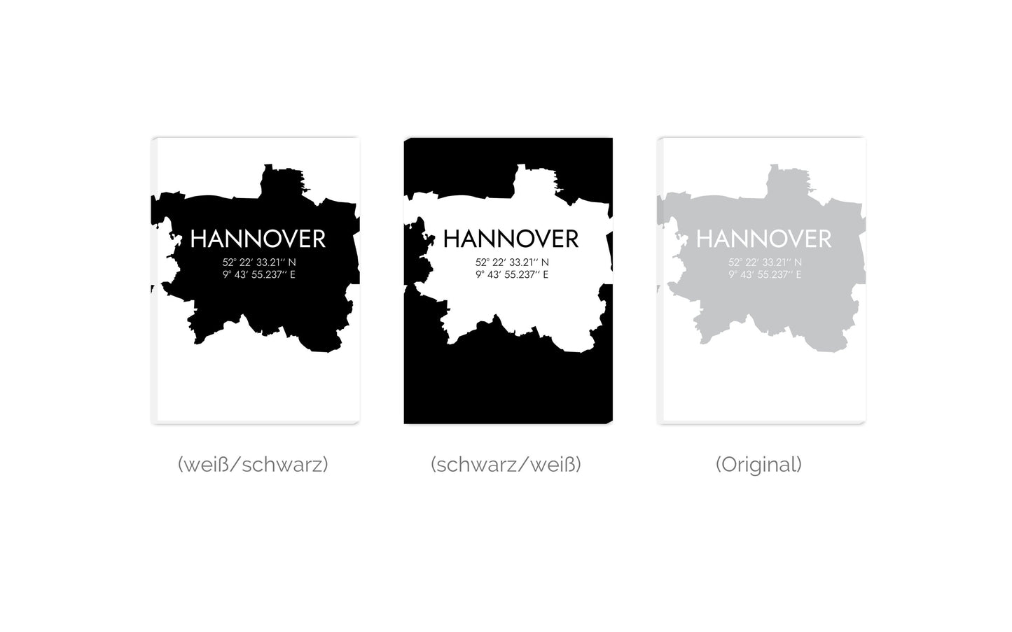 Leinwand Hannover Koordinaten #5