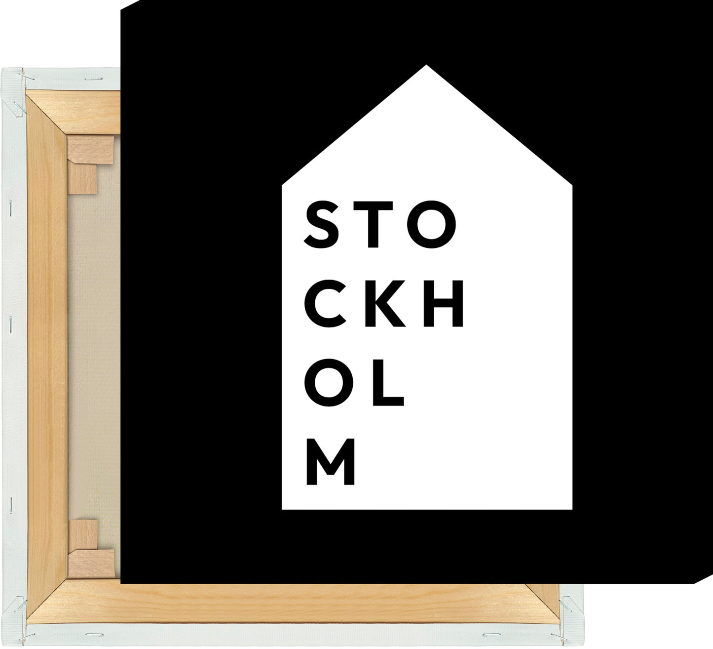 Leinwand Haus Stockholm