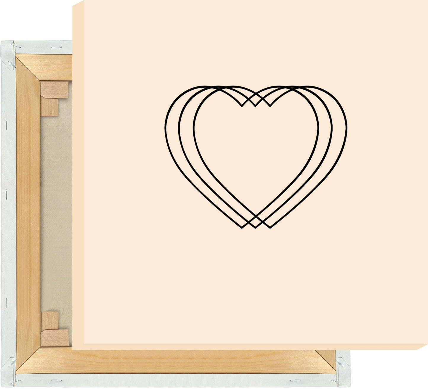 Leinwand Hearts
