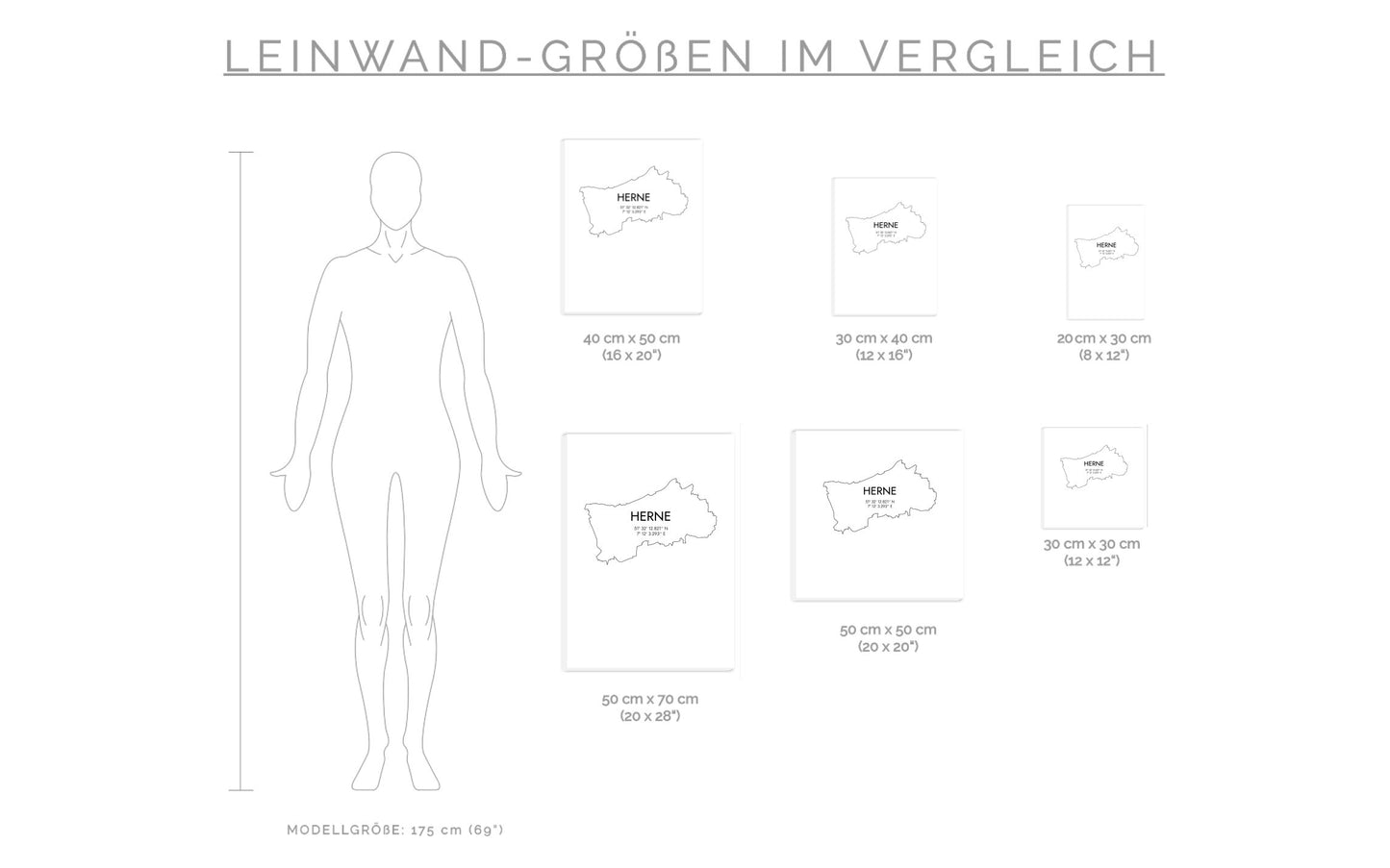 Leinwand Herne Koordinaten #7