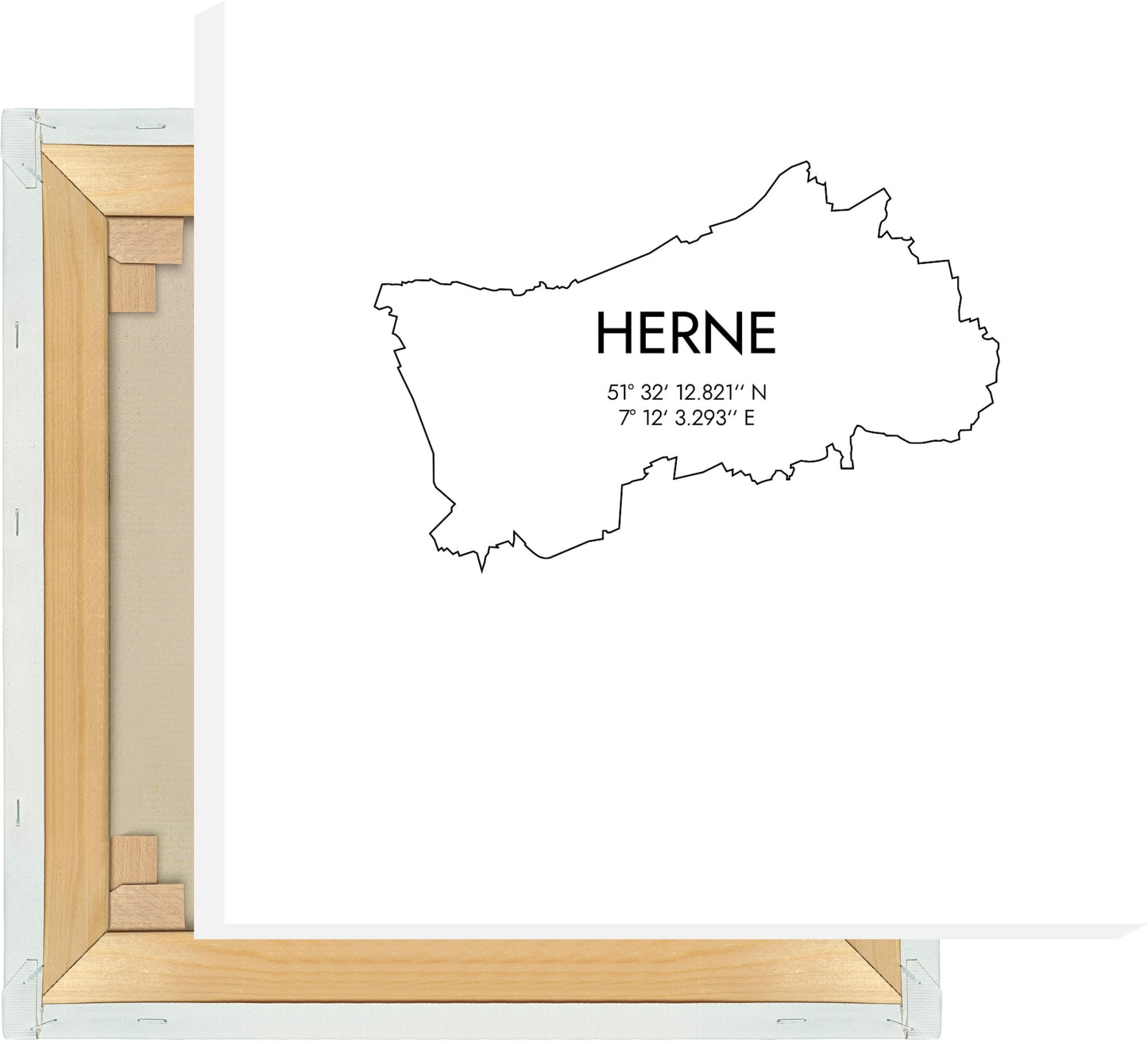 Leinwand Herne Koordinaten #7