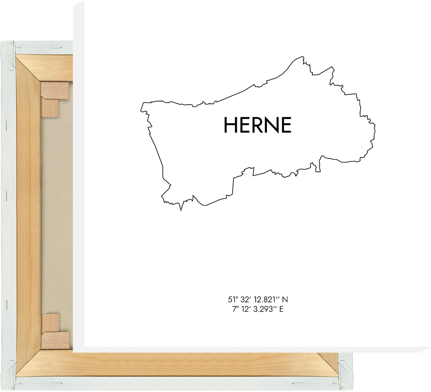 Leinwand Herne Koordinaten #8
