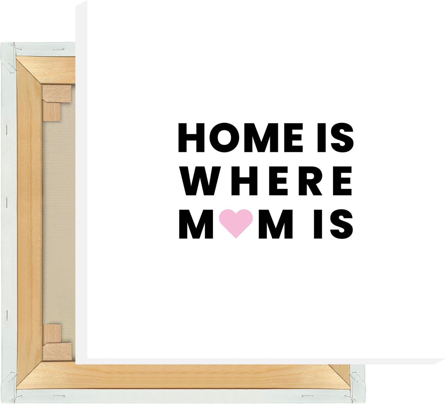 Leinwand Home is where mom is