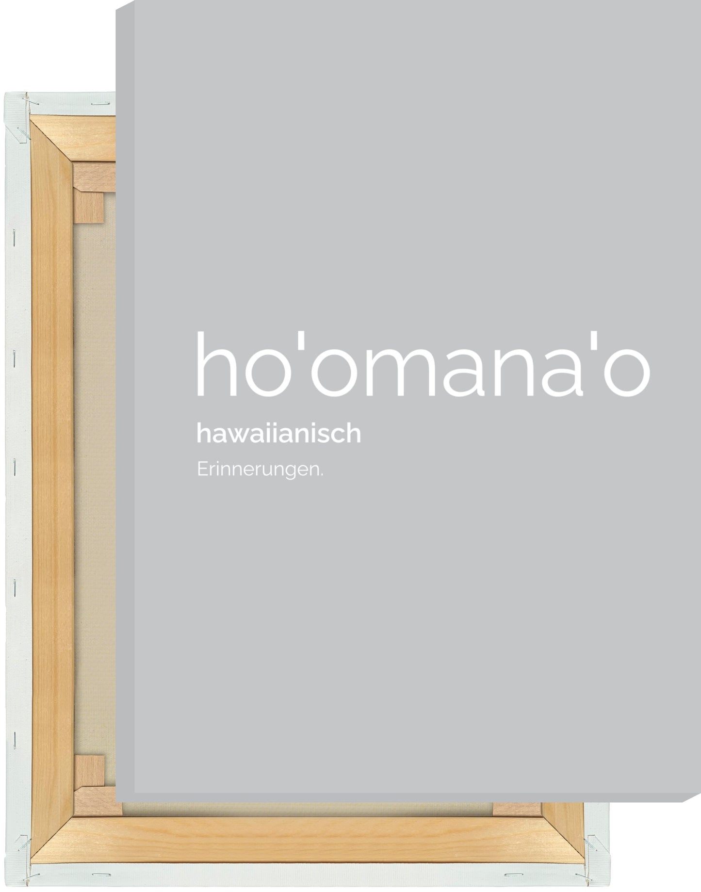 Leinwand Hoomanao (Hawaiianisch: Erinnerungen)
