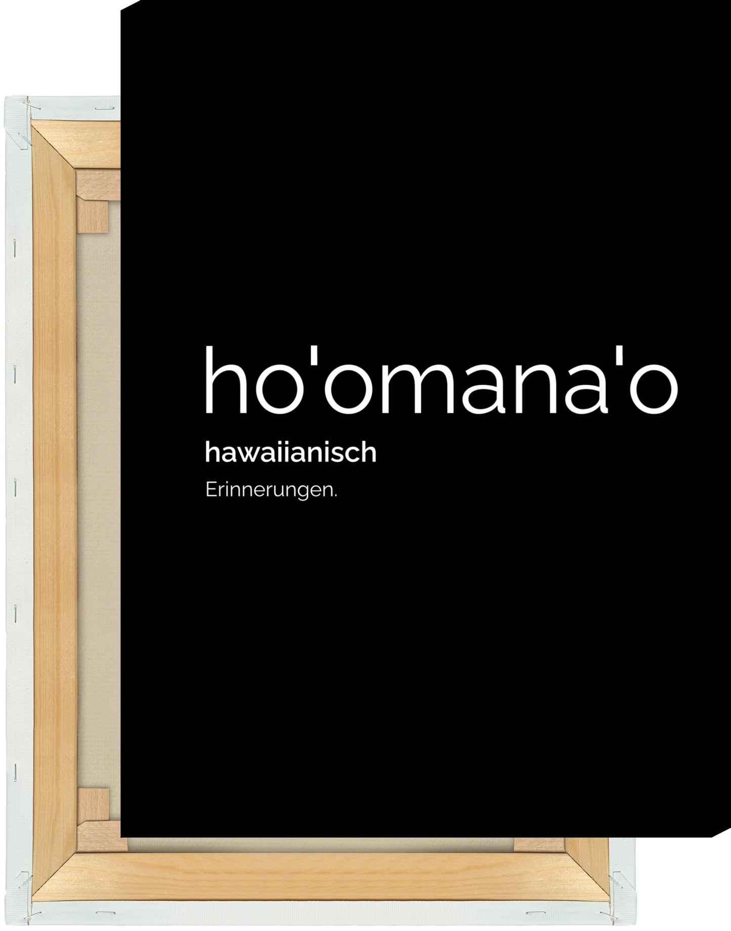 Leinwand Hoomanao (Hawaiianisch: Erinnerungen)