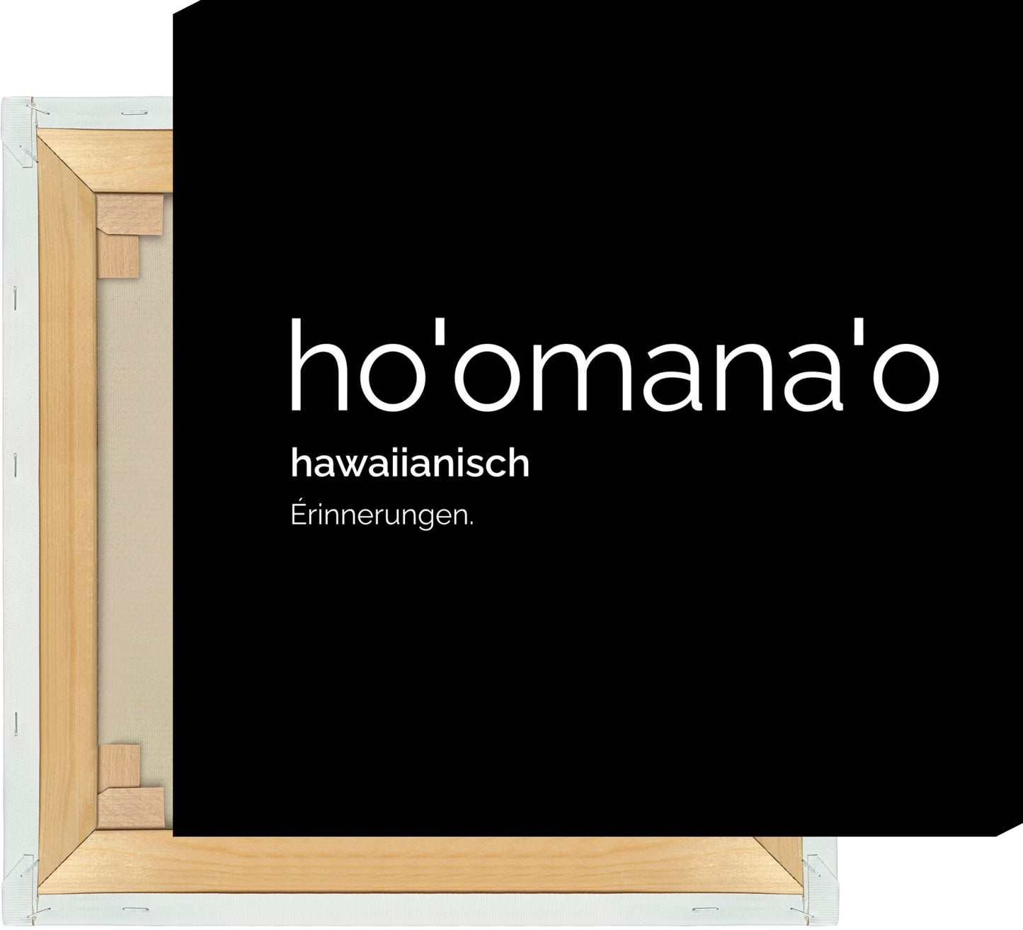 Leinwand Hoomanao (Hawaiianisch: Erinnerungen)