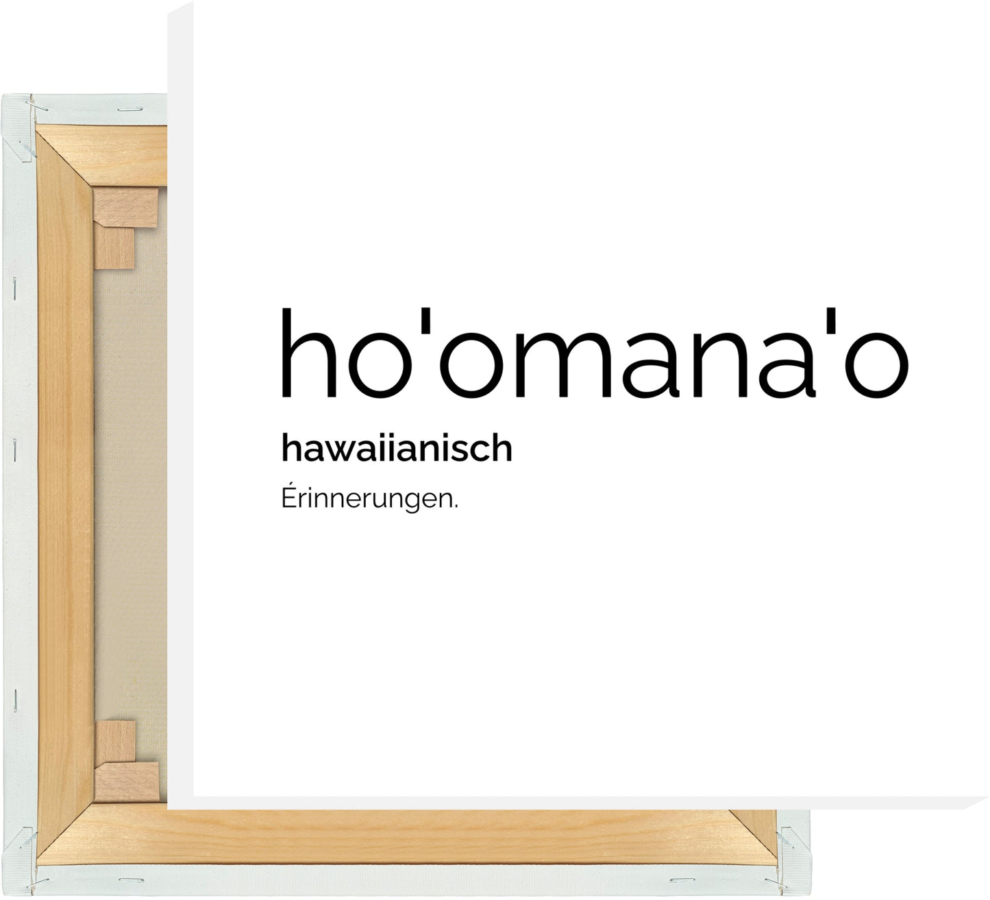 Leinwand Hoomanao (Hawaiianisch: Erinnerungen)
