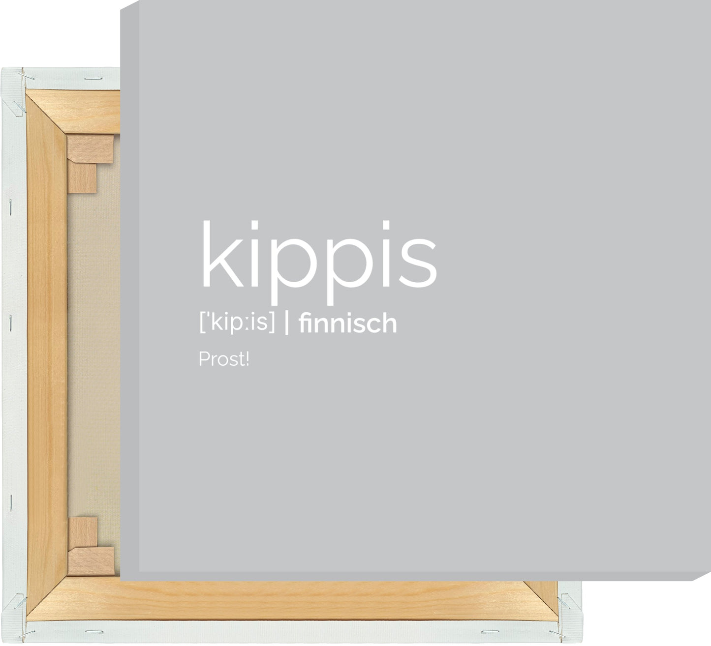 Leinwand Kippis (Finnisch: Prost)