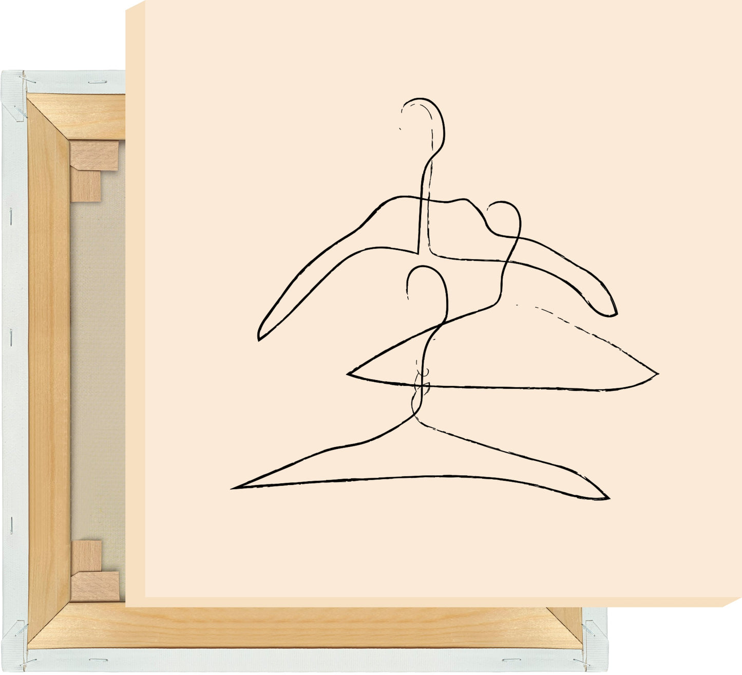 Leinwand Kleiderbügel