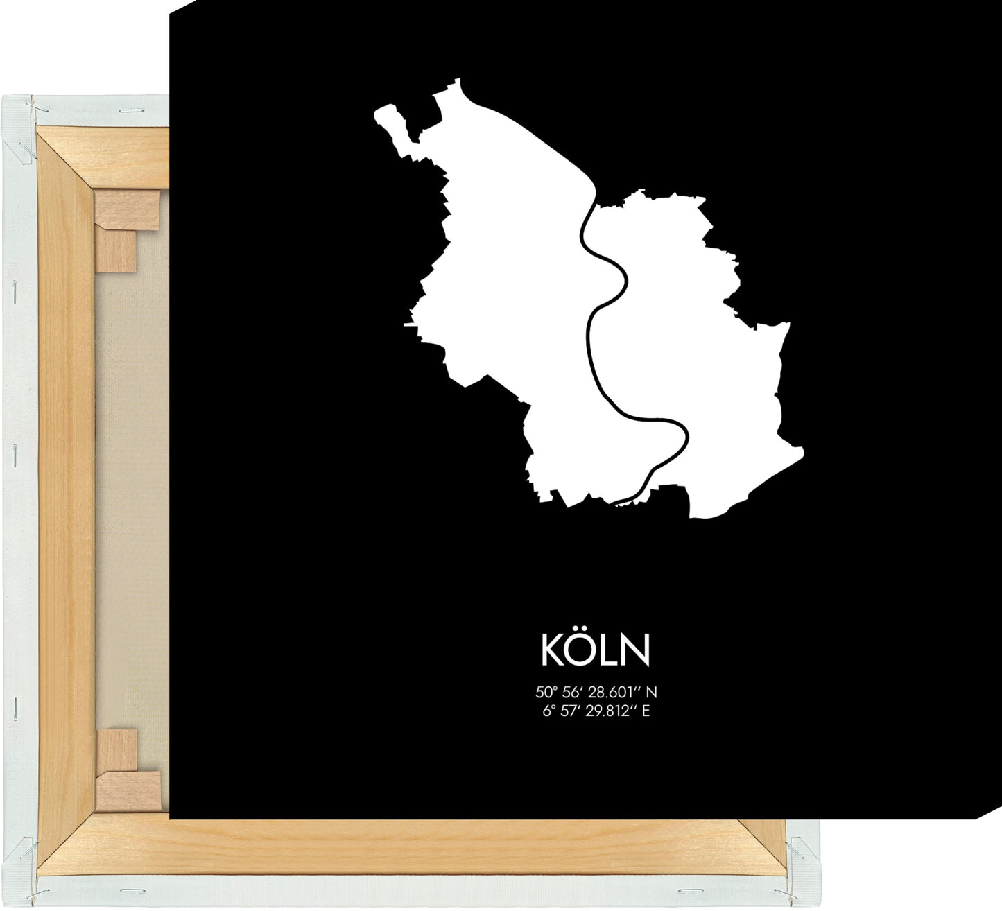 Leinwand Köln Koordinaten #3