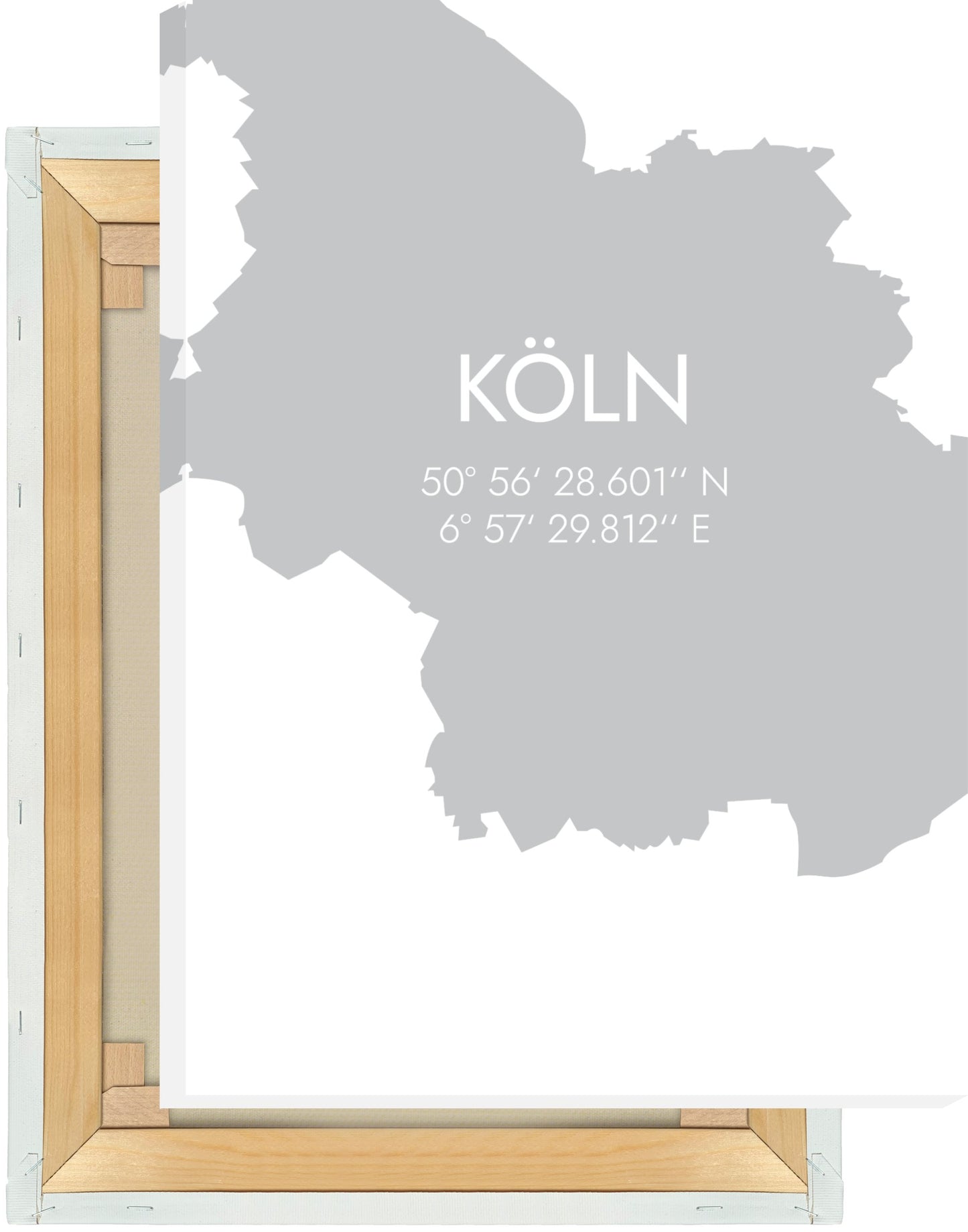 Leinwand Köln Koordinaten #5
