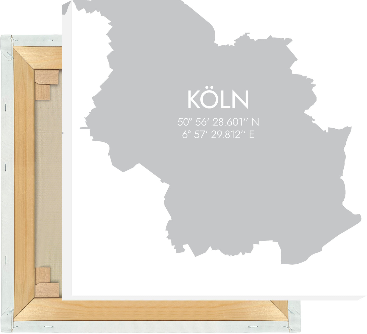 Leinwand Köln Koordinaten #5