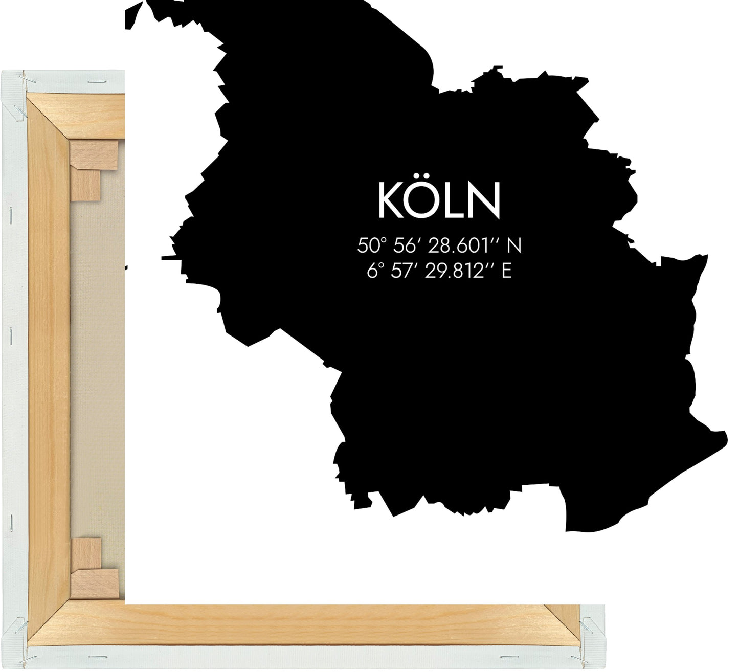 Leinwand Köln Koordinaten #5