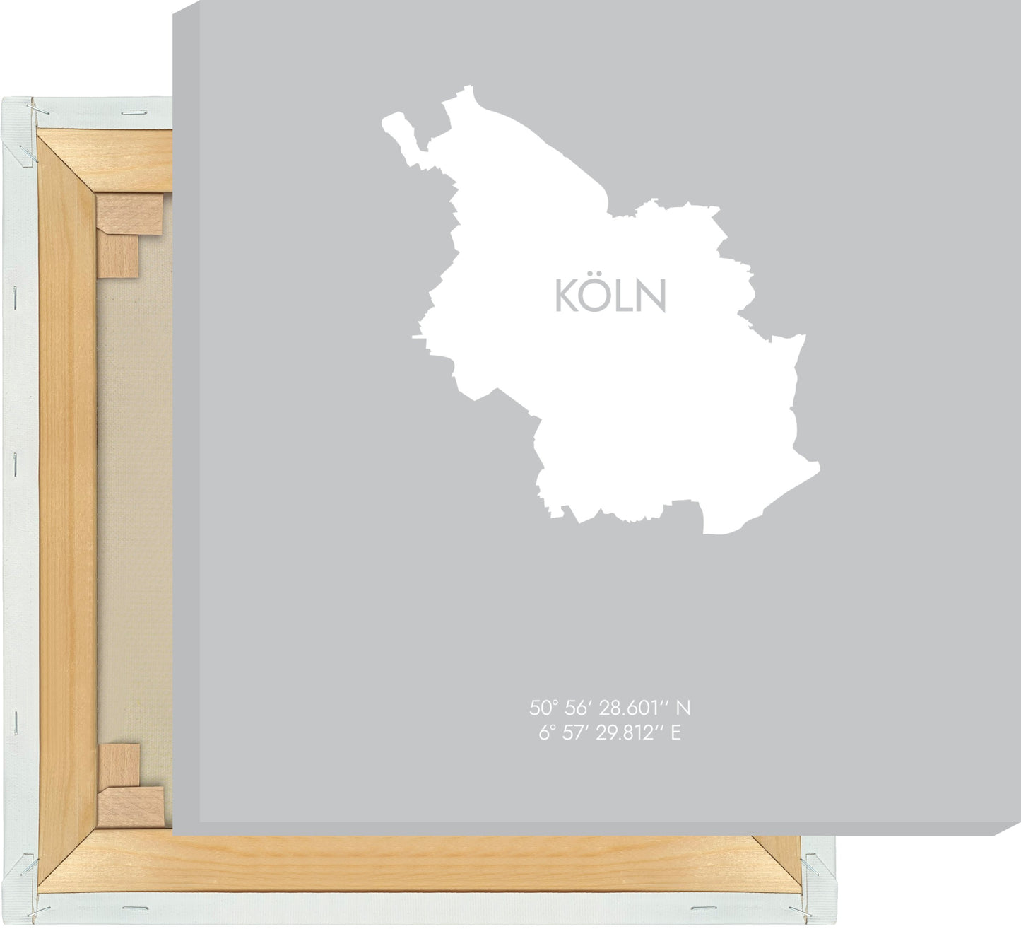 Leinwand Köln Koordinaten #6