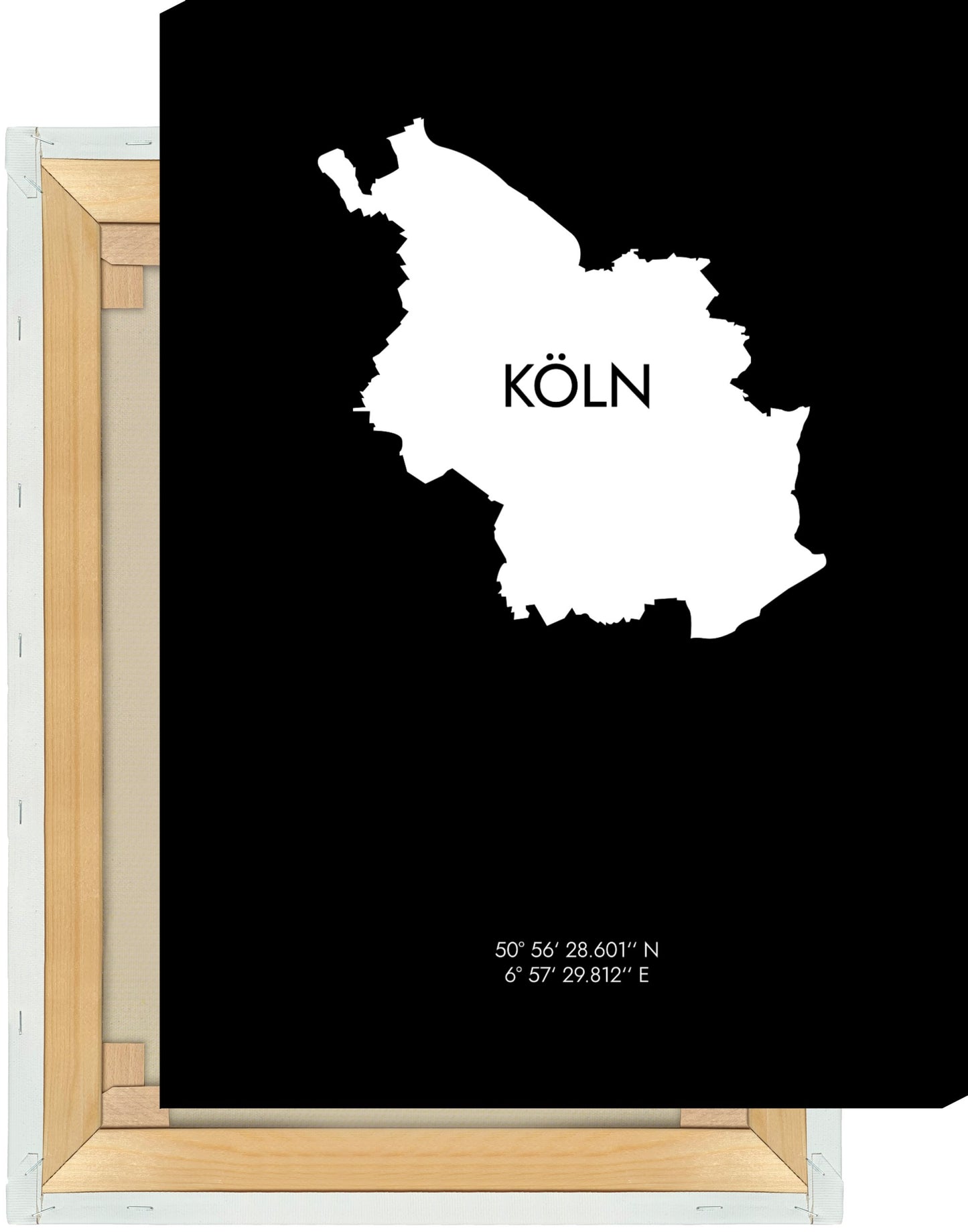 Leinwand Köln Koordinaten #6