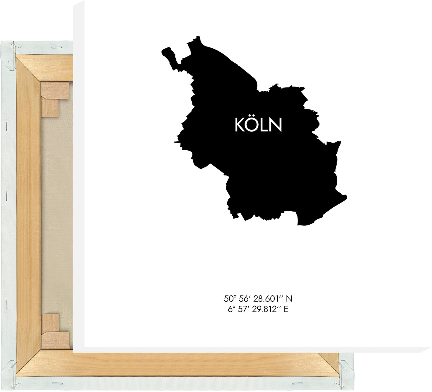 Leinwand Köln Koordinaten #6